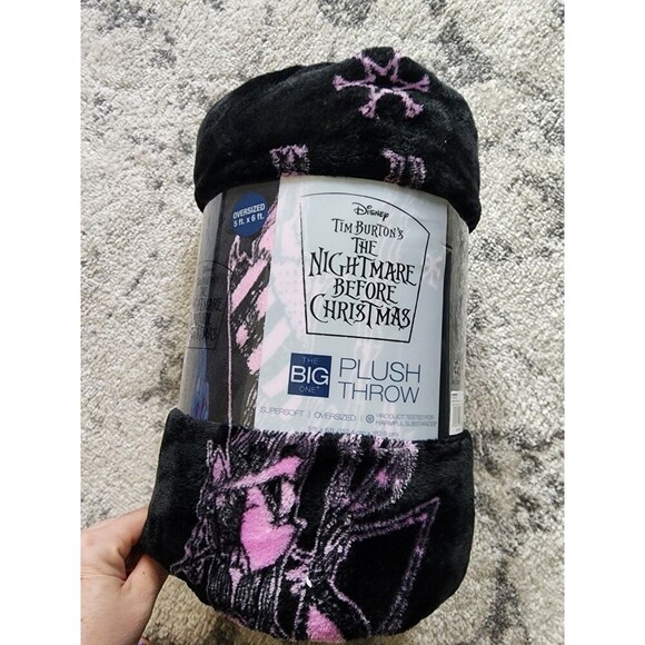 The Big One Other - Big One Oversized Plush The Nightmare Before Christmas Throw Blanket 5'x6' NEW
